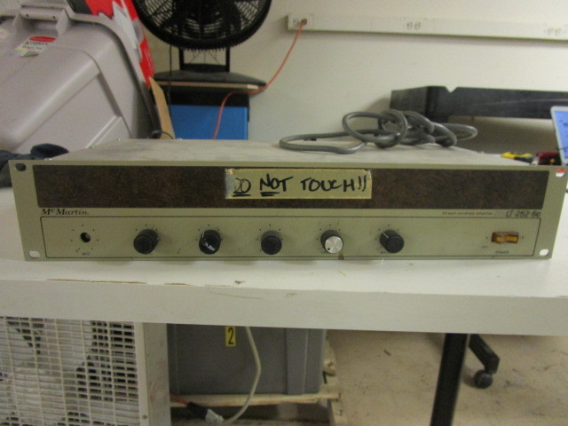 lot 232 image: MCMARTIN UNIVERSAL AMPLIFIER
