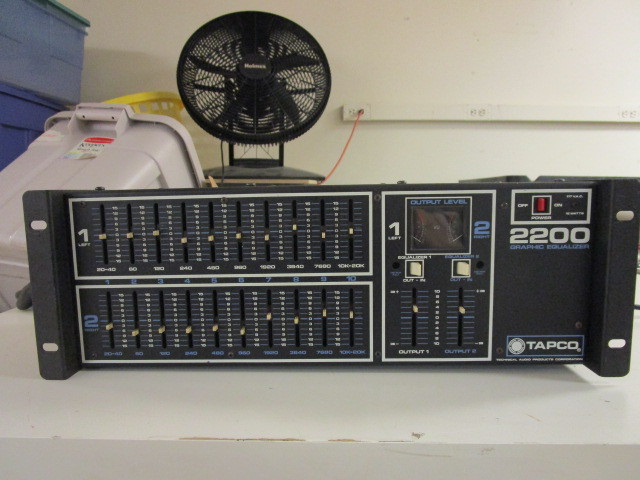 lot 235 image: TAPCO GRAPHIC EQUALIZER