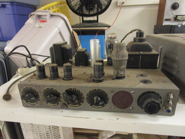 lot 261 image: VINTAGE MICROPHONE CONTROL BOARD