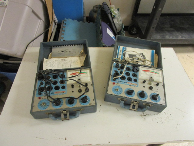 lot 288 image: TWO DYNA JET VACUUM TUBE TESTERS