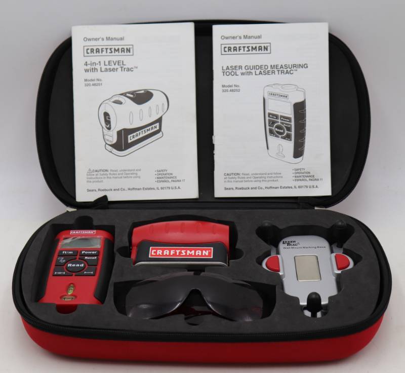 lot 4 image: Craftsman Laser Level w Laser Trac