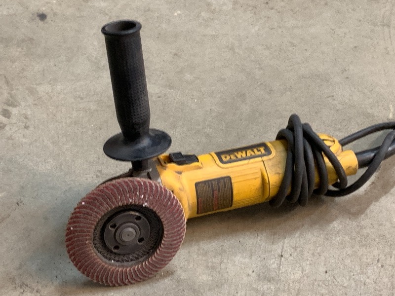 lot 15 image: DeWalt DWE4011 Angle Grinder