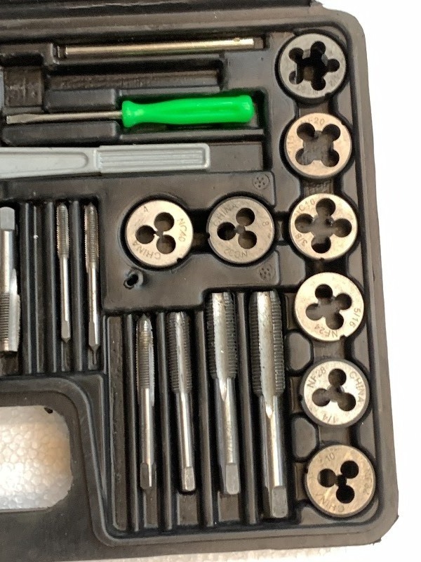 lot 28 image: 40-Piece Tap & Die Set