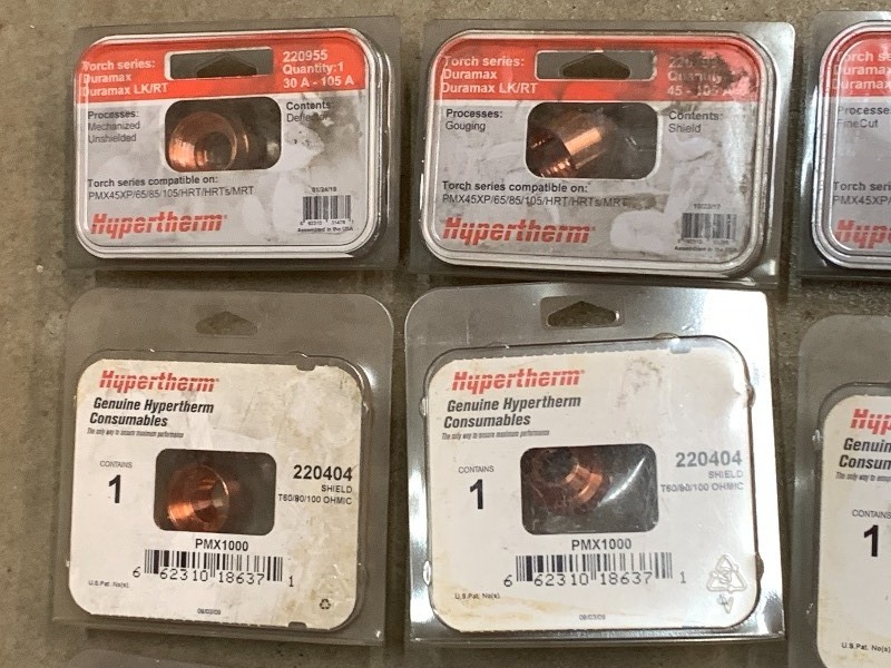 lot 17 image: Lot Of HyperTherm Plasma Cutting Accessories  Etc