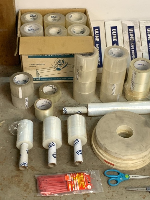 lot 26 image: Large Lot Of U-Line Shipping  Packaging Materials & More
