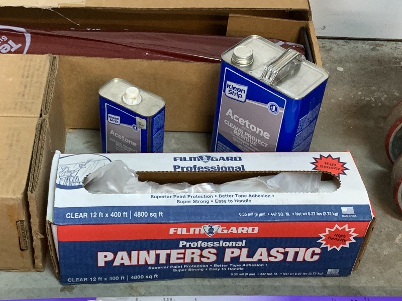 lot 25 image: Rolls Of Beaver & Sublimination  Paper, Plastic Sheeting, Etc