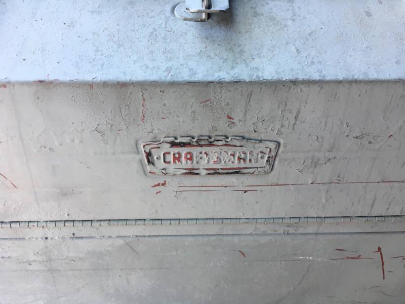 lot 37 image: Craftsman Tool Box Loaded with tools