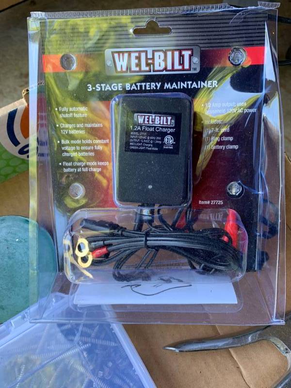 lot 71 image: 3-Stage Battery Charger 1.2amp & More