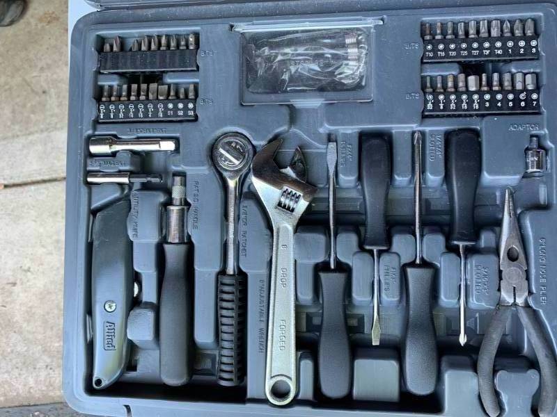 lot 89 image: Like NEW Allied Socket Set, Screw Drivers & Pliers