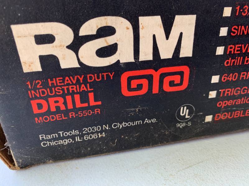 lot 91 image: RAM 12 Heavy Duty Drill