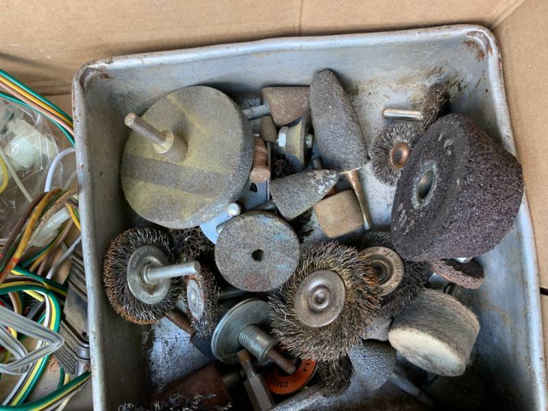 lot 132 image: Bearing Buddy and Grinder Wheels