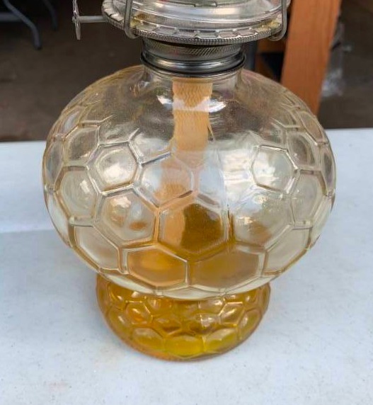 lot 369 image: Old Oil Lamp