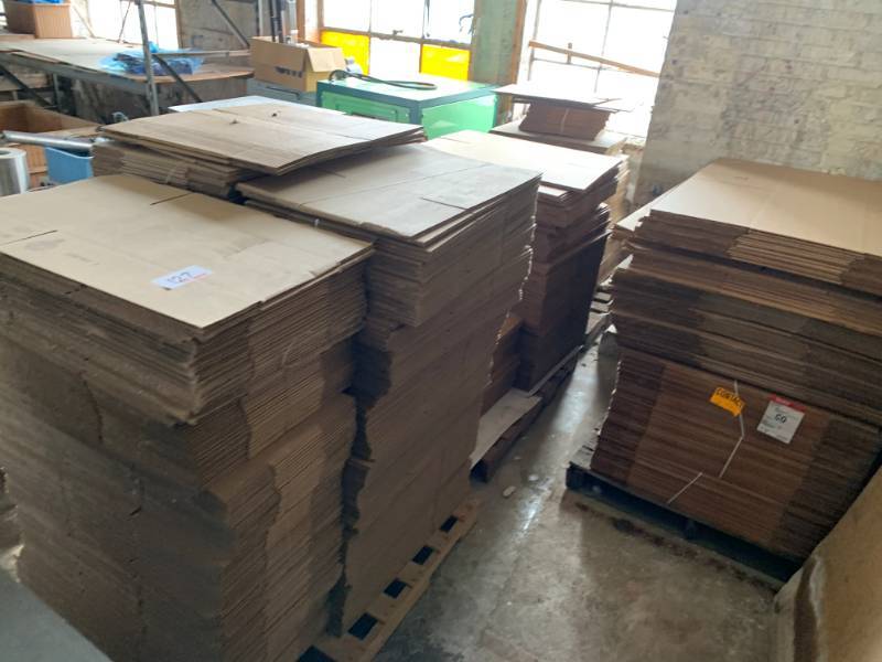 4 pallets of new boxes