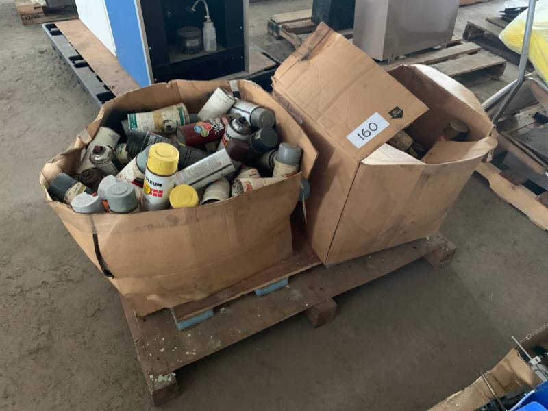 Pallet of aerosols