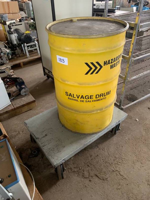 Salvage drum & cart