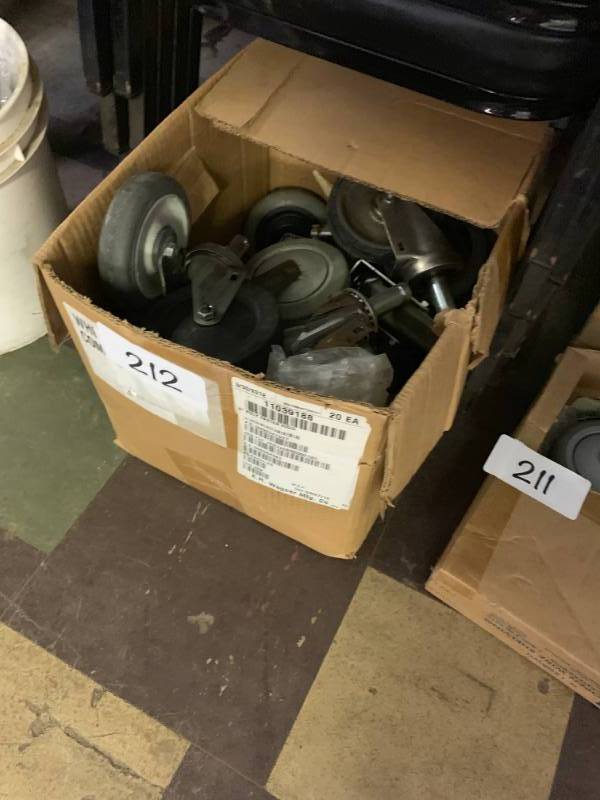 Box of misc. casters