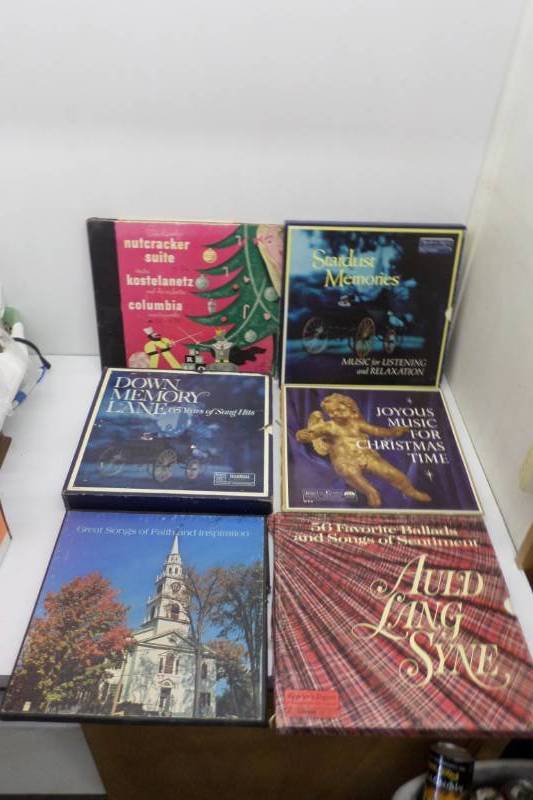 lot 72 image: 6 Box Sets of Vinyl Records-Each with Muiltiple Records