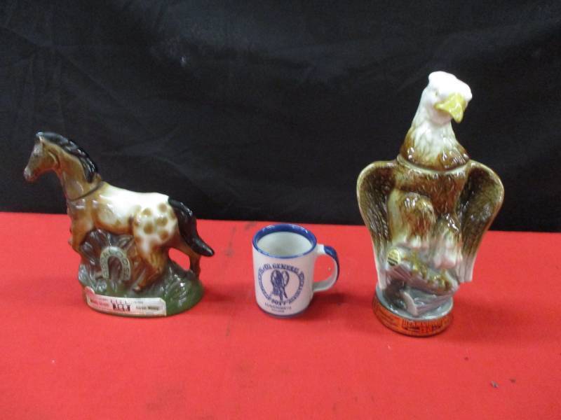 lot 110 image: Decanters and Cup