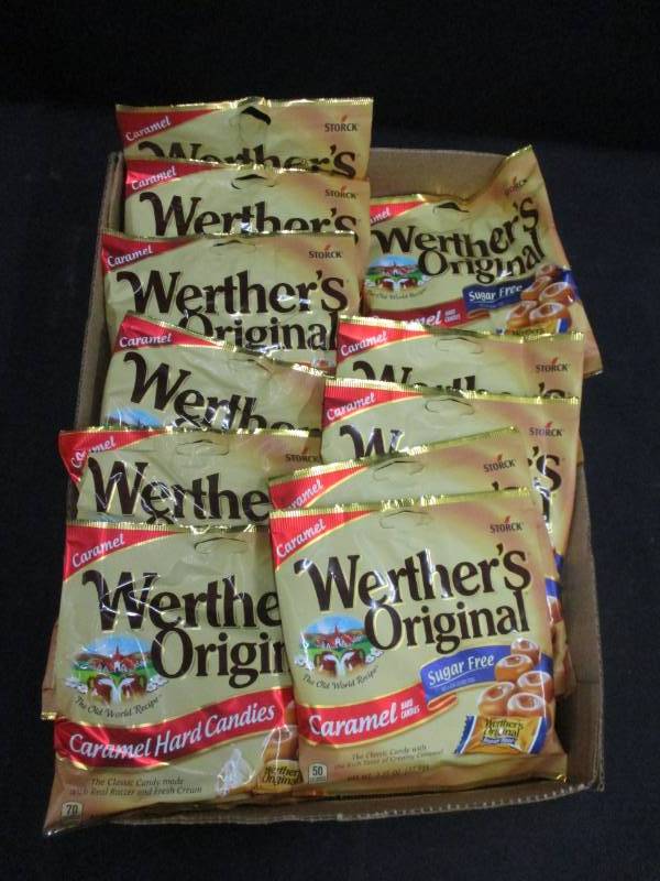 lot 172 image: 12 bags of Werthers originals