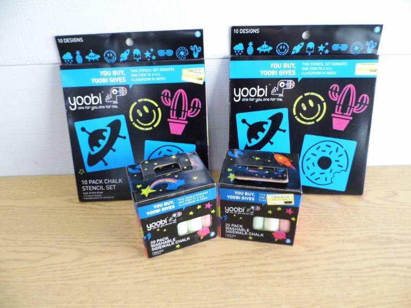 Lot of 2 Yobi Stencils - 2 Chalk