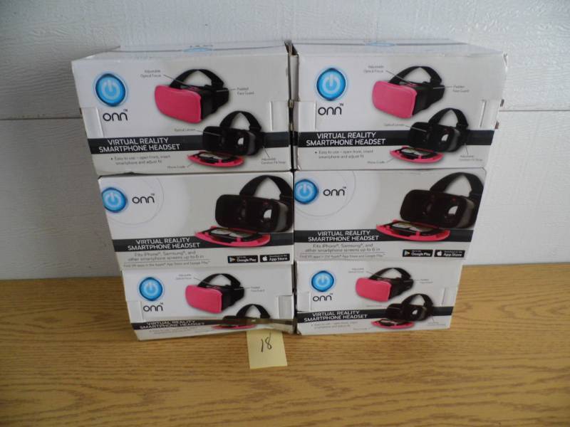 Lot of 6 Virtual Reality Headsets