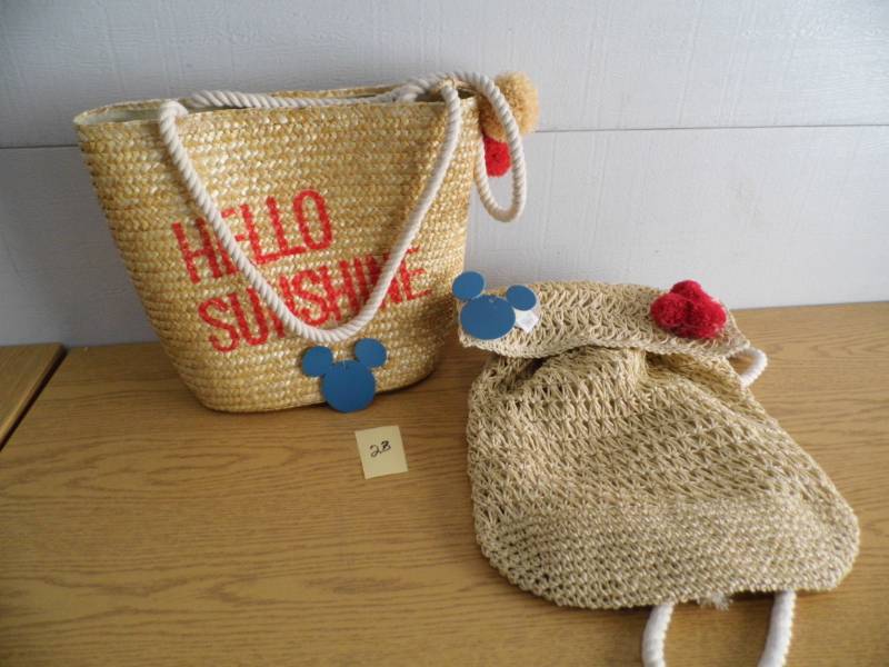 2 Beach Bags Totes