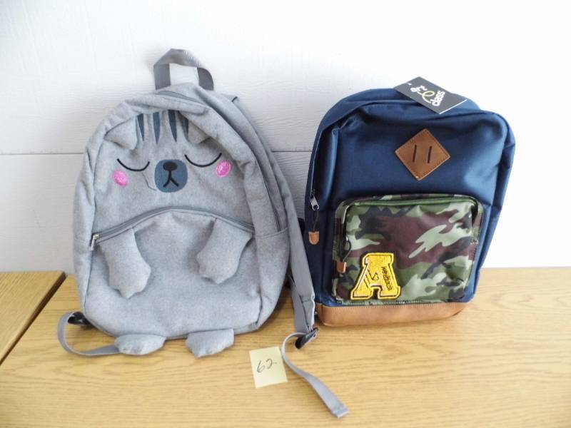 Lot of 2 Kids Backpacks