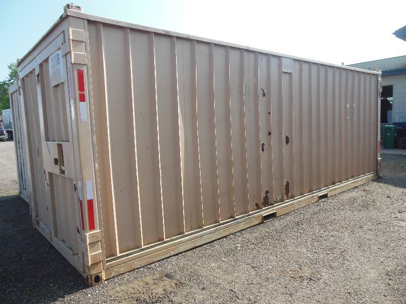 22 Ft. Tan Steel Storage Container 22SB 0061