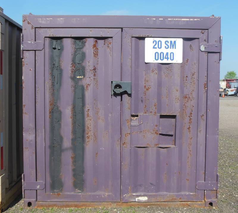 20 Ft. (Minnesota Vikings) Purple and Tan Steel Storage Container  20SM 0040