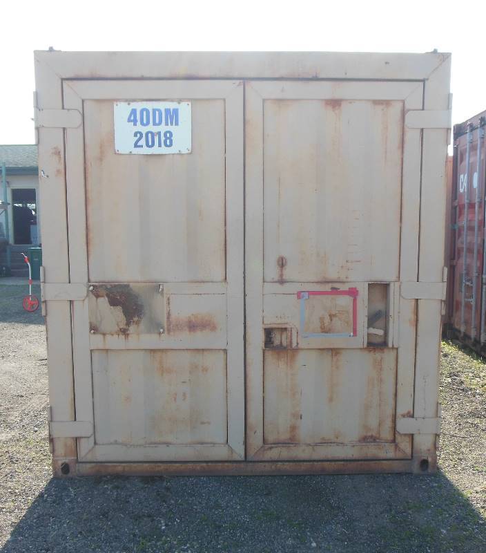 40 Ft. Tan Steel Storage Container 40DM 2018