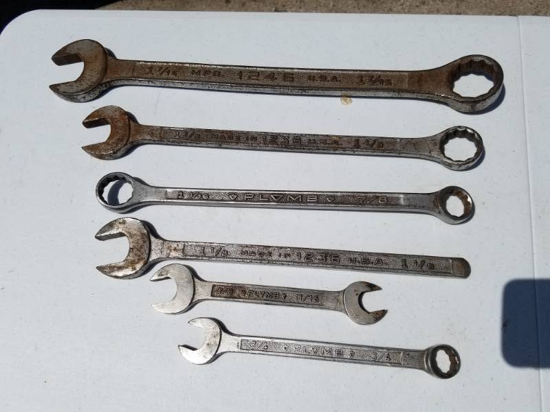 lot 39 image: Lot of 6 Plumb Wrenches