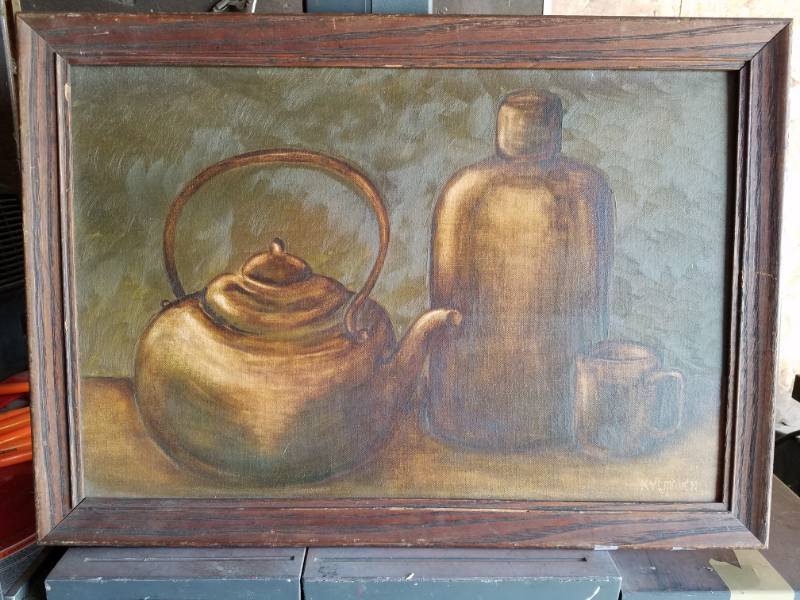 lot 97 image: Paint on Canvas Picture by KYLMAUEN
