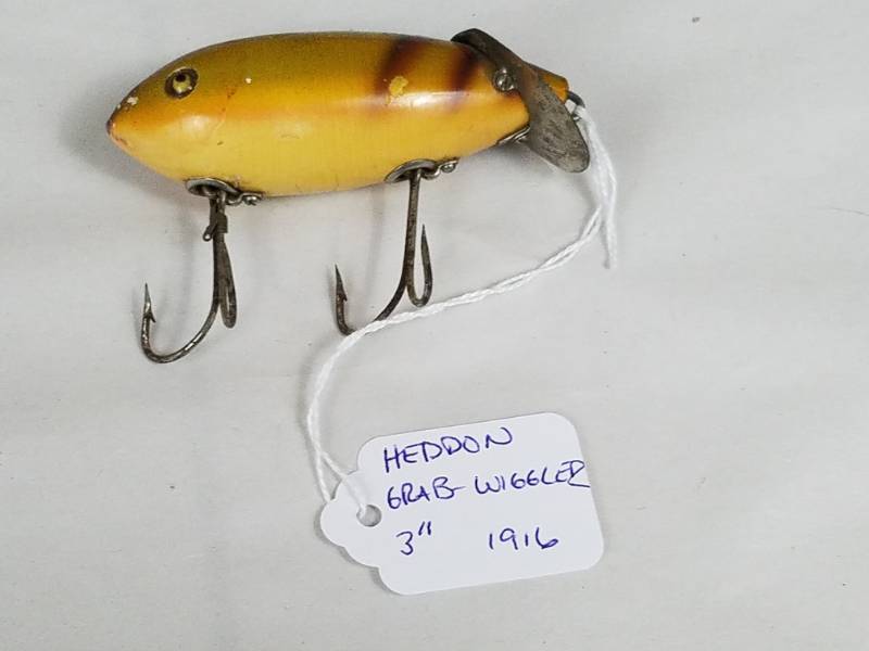 lot 155 image: Heddon Crab Wiggler 1916 Vintage Fishing Lure