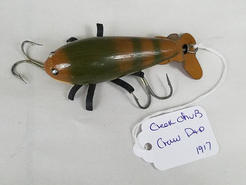 lot 168 image: Creek Chub Crawdad 1917 Vintage Fishing Lure