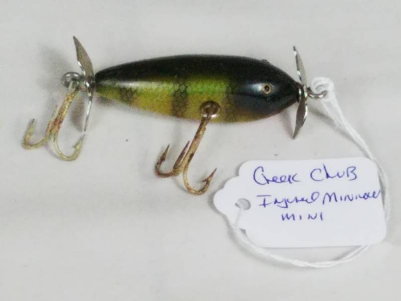 lot 185 image: Creek Chub Mini Injured Minnow 1920s Vintage Fishing Lure