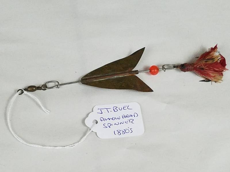 J.T. Buel Arrowhead Spinner 1880's Vintage Fishing Lure