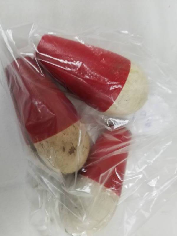 lot 207 image: 3 wooden floats