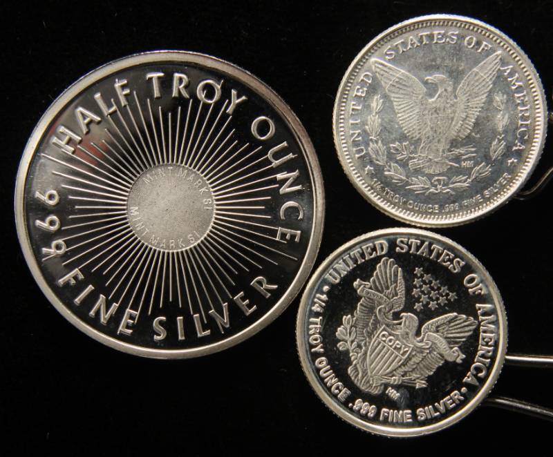1 TROY OZ. .999 FINE SILVER (1 X 12 OZ & 2 X 14 OZ)