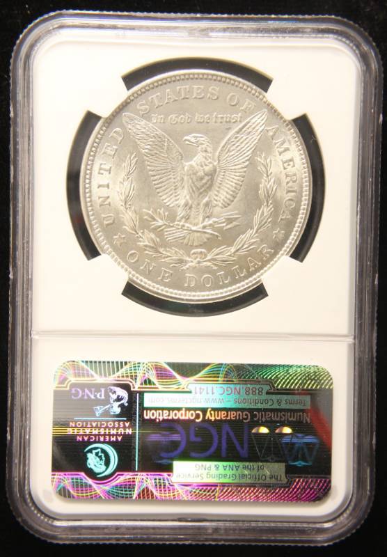 1921 MORGAN SILVER DOLLAR MS62 NGC