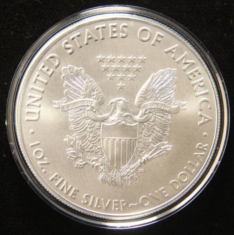 2019 AMERICAN SILVER EAGLE 1 TROY OZ. .999 FINE SILVER IN AIRTITE