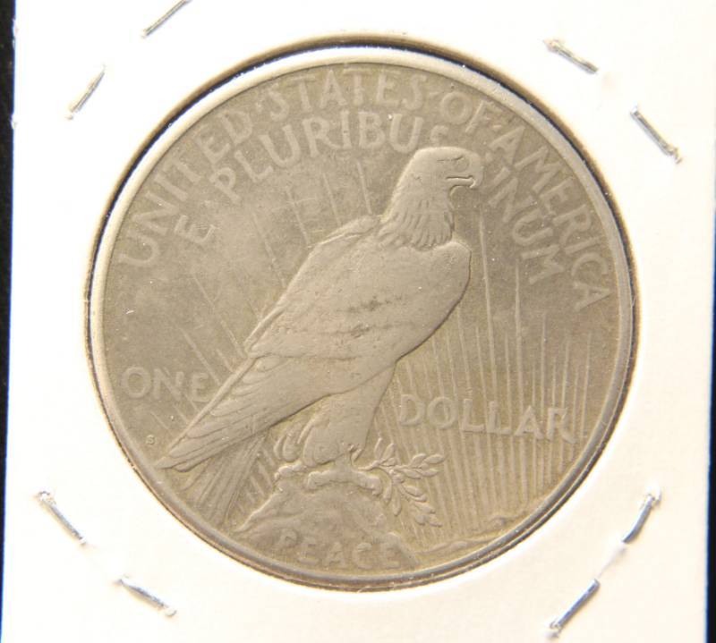 1923-S PEACE SILVER DOLLAR