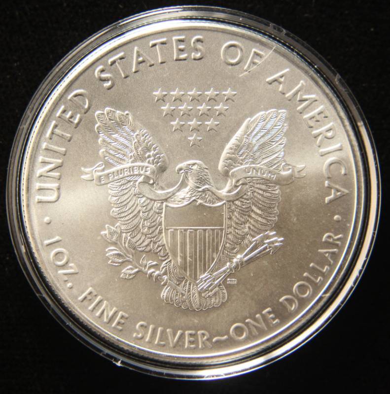 2017 AMERICAN SILVER EAGLE 1 TROY OZ. .999 FINE SILVER IN AIRTITE