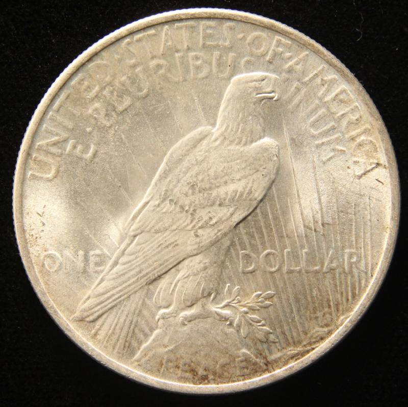 1924 PEACE SILVER DOLLAR UNC