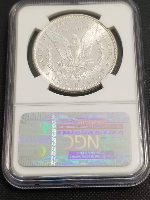 1881-S MORGAN SILVER DOLLAR MS63 NGC