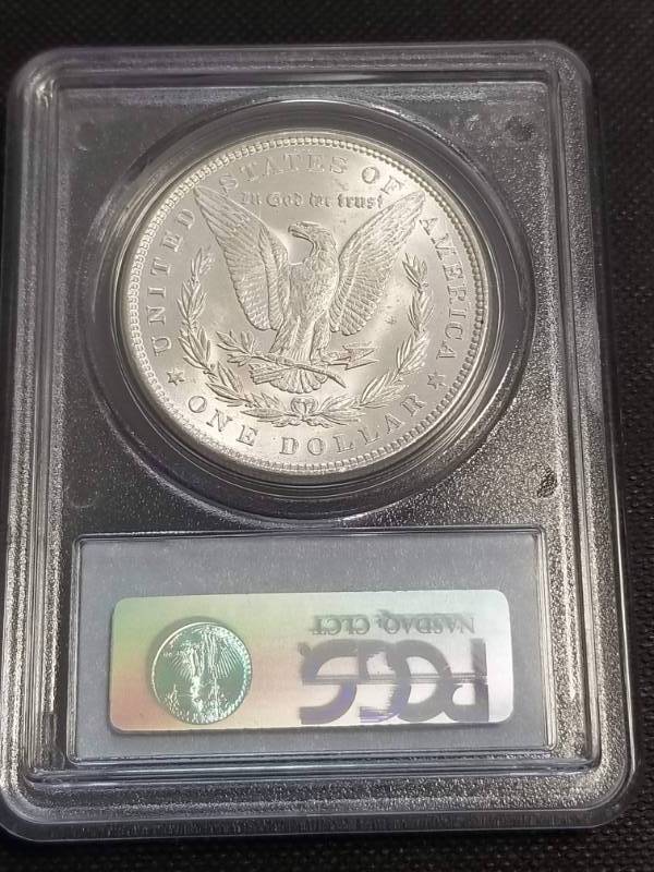 1883 MORGAN SILVER DOLLAR MS63 PCGS