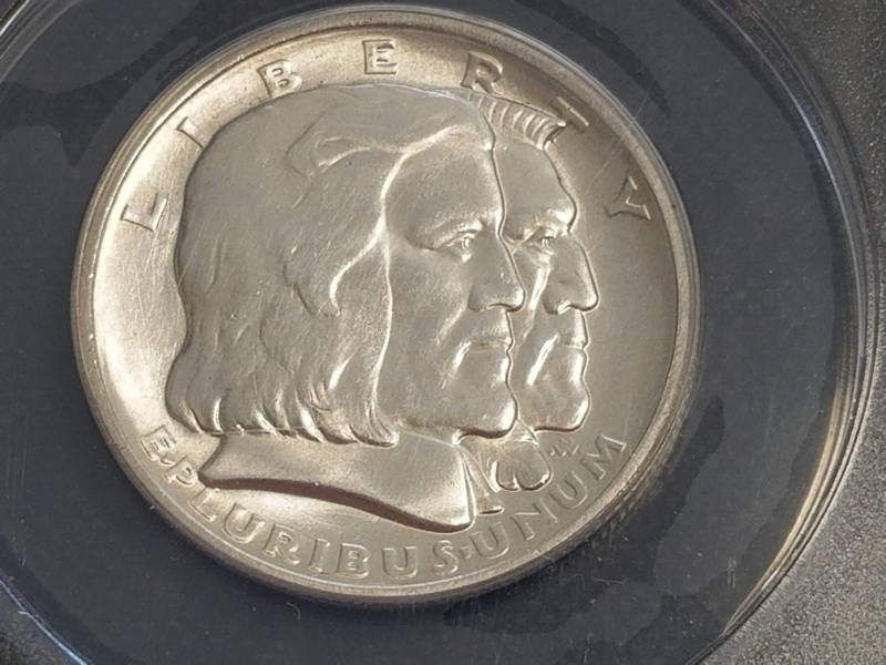 1936 US LONG ISLAND COMMEMORATIVE HALF DOLLAR MS62 ANACS