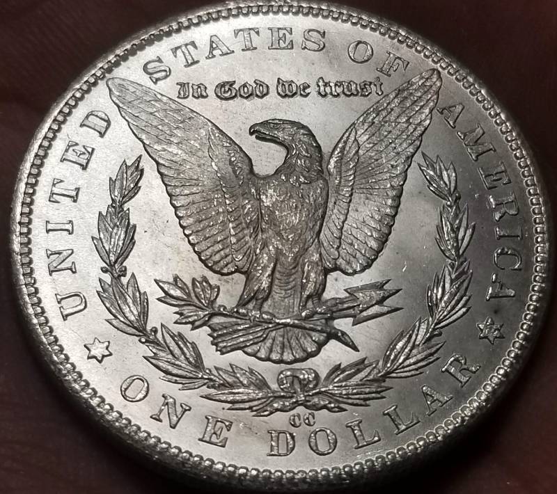 1884-CC CARSON CITY MORGAN SILVER DOLLAR BU-UNC