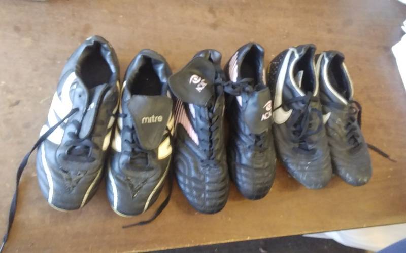 3-Pair Mens Cleats Size 8