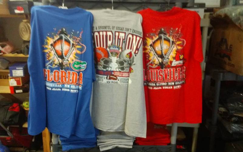 Lot Of 35-Sugar Bowl T-Shirts (Florida-Louisville)