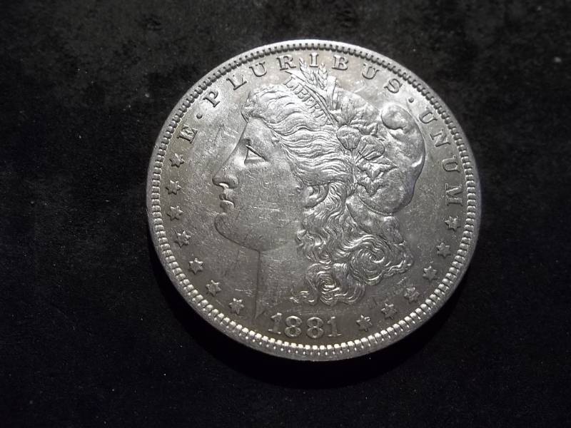 1881 O Morgan Silver Dollar